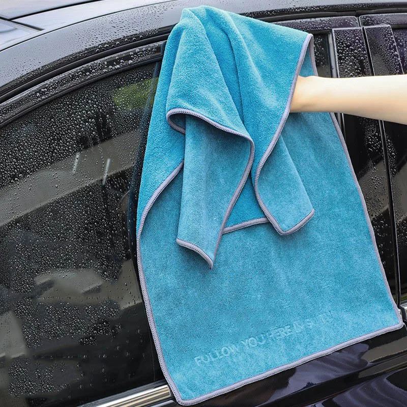 

Double Sided Quick Drying Car Wash Towel Car Wash Towel Thickened Large-Size Water Absorbing Coral Wool Car Towel Cleaning Tools