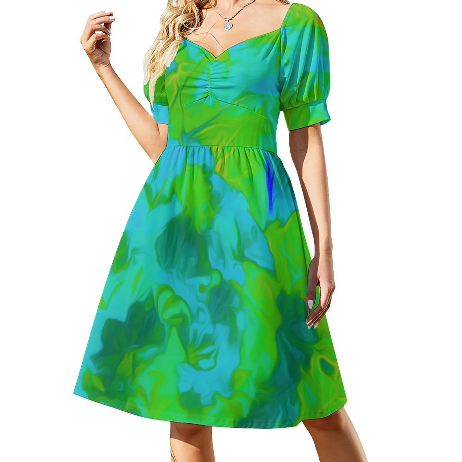 

Tiki jungle on Fantasy Island Sleeveless Dress beach dress women's summer clothing 2023