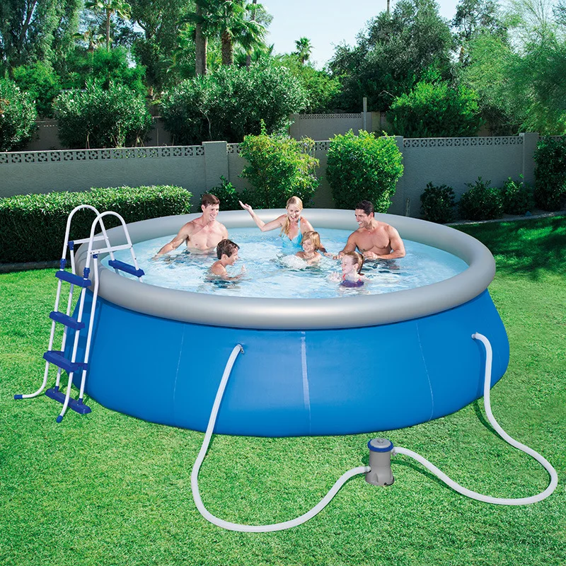 

Large Outdoor Pool round Inflatable Swimming Pool Bracket Paddling Pool Water Park Outdoor Water Toys