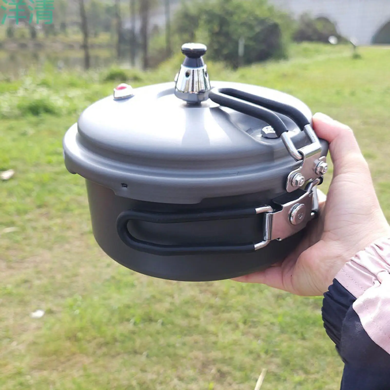 Camping Pressure Cooker Portable Small Rice Cooker for Home Outdoor Kitchen