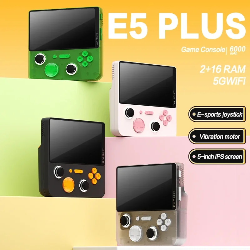 E5 PLUS Handheld Game Console Gamemt E5PLUS inch HD IPS Screen