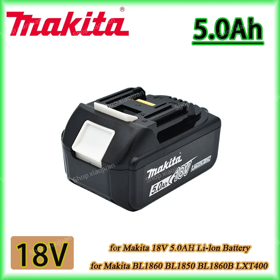 

18V 5000mAh Makita Original With LED lithium ion replacement LXT BL1860B BL1860 BL1850 Makita rechargeable power tool battery