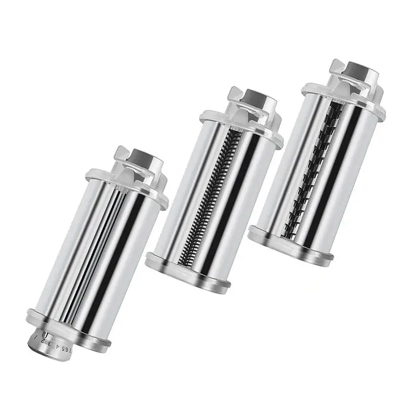 

Стационарный Миксер для макаронных изделий, приспособления для Bosch MUM 2 & 5, миксеры, 3 шт., машинка для изготовления лапши из нержавеющей стали, аксессуары для