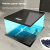 Hidden Kitchen Sink Bar Sink Kit Folding Faucet Drain Pipe,Drop-in Undermount Sink,Small Stainless Steel Sink for Workstation RV 5