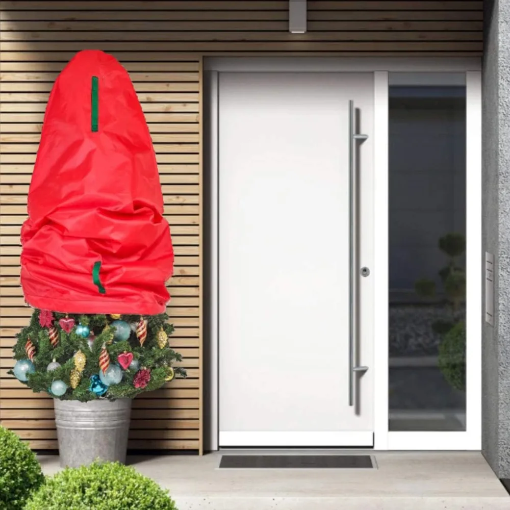 Christmas Tree Storage Bag Upright Christmas Tree Storage Bag Waterproof Dustproof Organizer for Topiary Fake Tree Durable Lightweight Easy Covers