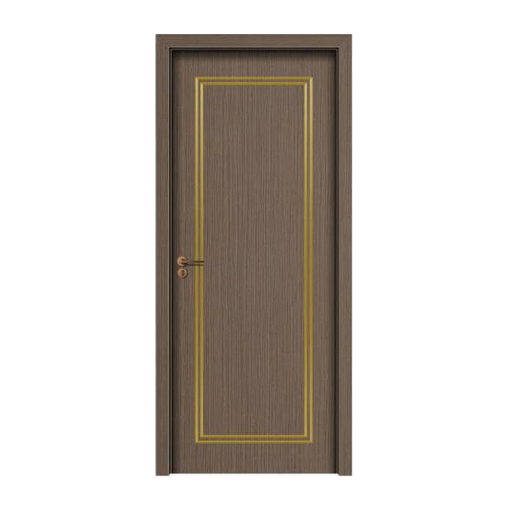 Best selling high quality solid wooden door with modern simple design for interior bedroom solid wood door 4