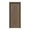 Best selling high quality solid wooden door with modern simple design for interior bedroom solid wood door 4