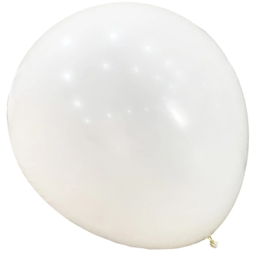 

Extra Large Jumbo Balloon White Round Latex Balloon Giant Balloon for Decoration (120 inch)