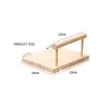 Bird Stand Platform Swing Toys Wooden Parrot Swing Toy Suspension Bridge Climbing Frame with Chewing Beads Birdcage Accessories 6