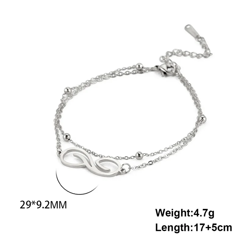 Edelstahl-Armband, Mama-Buchstabe, Charm-Armband für Frauen, Feder, unendlich, mehrschichtige Perlenketten, Schmuck, Liebhaber, Mutter, Geschenke – Detail 23