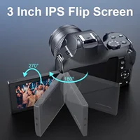 72MP Digital Camera for Photography 4K WiFi Livestream Webcam Video Camera for YouTube 12X Optical Zoom Auto Focus Vlog Camera - Image 3