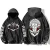 Jujutsu Kaisen Satoru Gojo Sweatshirts Anime Men's High Quality 100% Washed Cotton Hoodie Winter Oversized Streetwear Clothing 5