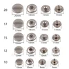 10Set 10/12/15/17/20mm Metal Press Studs Sewing Button Snap Button Fasteners Sewing Leather Craft Clothes Bags Garment 6