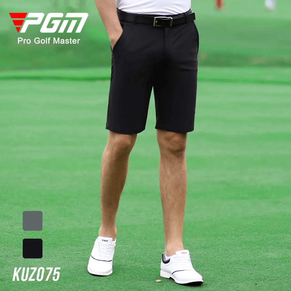 PGM-pantalones de golf de cinco puntos para hombre, pantalones deportivos de verano, de alta elasticidad, transpirables