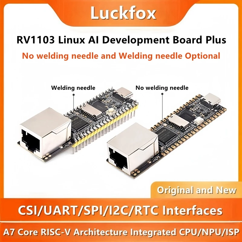 Luckfox Pico Plus RV1103 Mini Linux Development Board Integrated with ARM and Ethernet Port 64MB