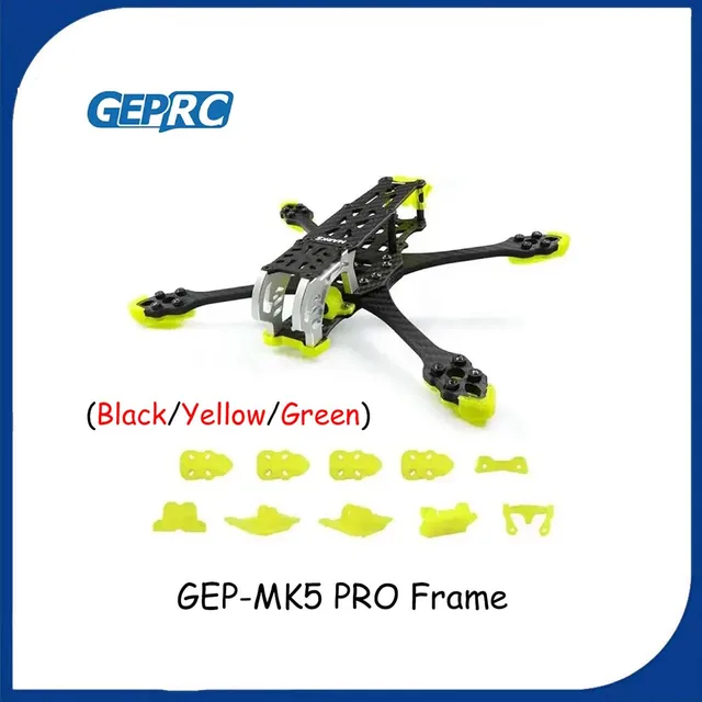 GEPRC Mark5 HD Pro Version GEP-MK5 With Upgrade TPU Kits Mark 5 FreeStyle 5inch Frame Wide X-Arm For RC DIY FPV Racing Drone 2
