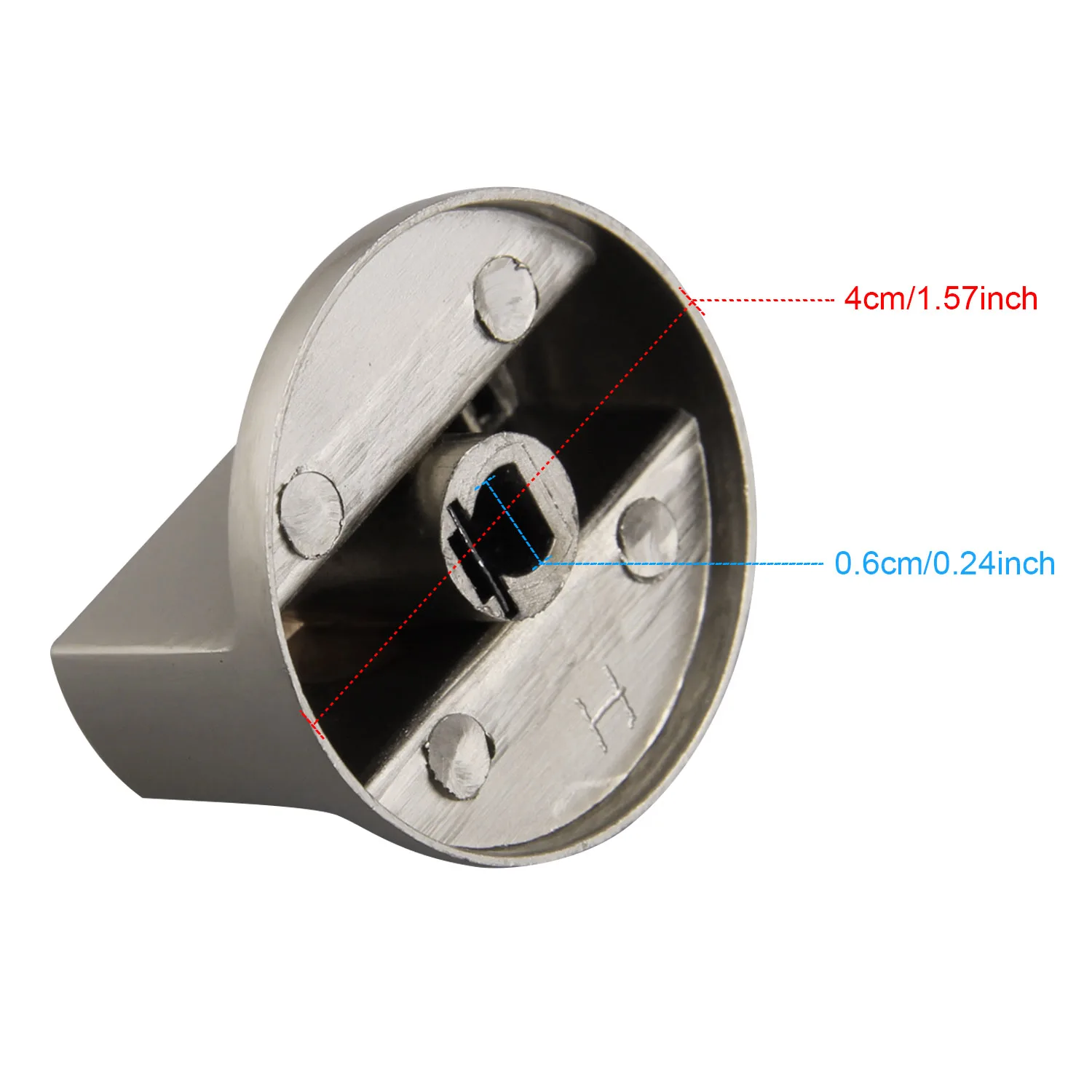 4PCS Universal Metal Rotary Switch Control Knobs Replacement Accessories rotary switch for Kitchen Cooker Gas Stove Handles Knob