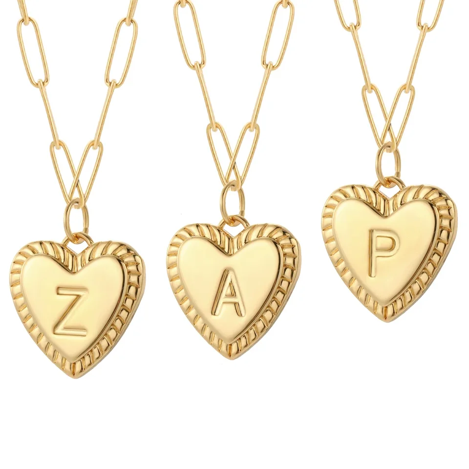 Collana con iniziale C in oro 14 carati e diamanti: ciondolo con lettera personalizzata - Italia
