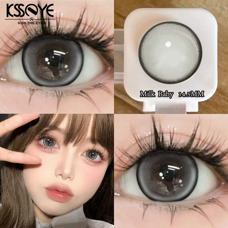 KSSEYE 1Pair Myopia Color Contact Lenses for Eyes Fashion High Quality Beauty Pupil Student Colored Cosmetics New Free Shipping
