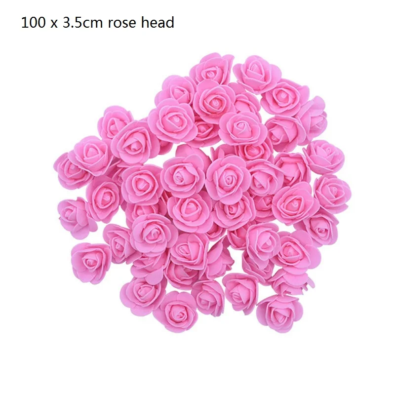 100pcs dark pink