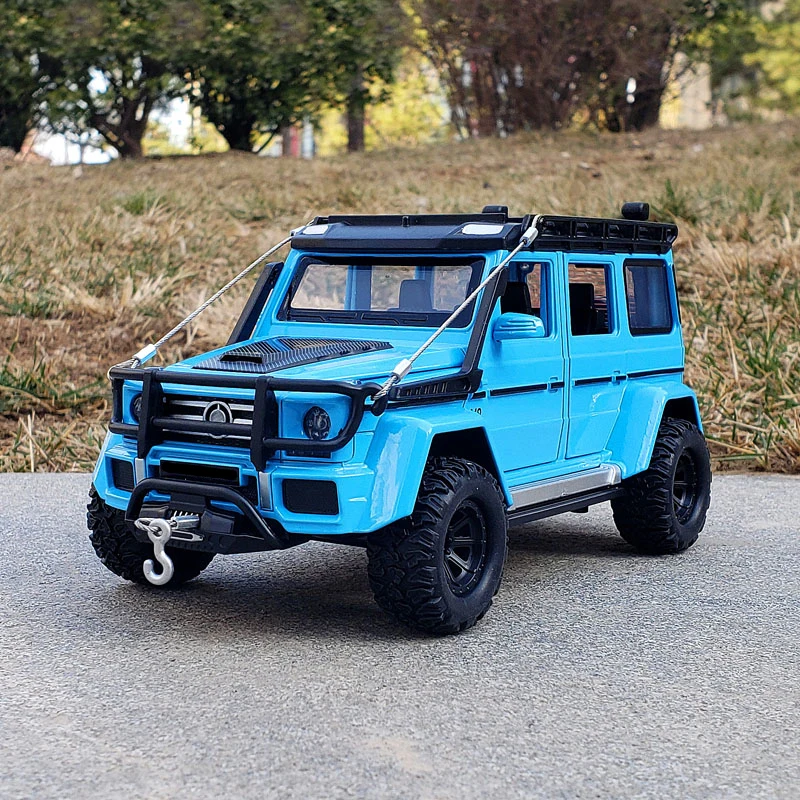 

1:24 Die Cast Benz G550 Adventure 4X4 Alloy Car Model Sound and Light Collectibles Birthday Gift Children's Toy