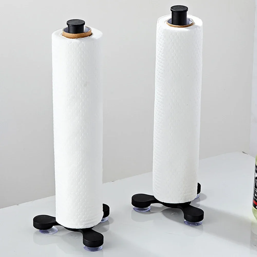 

Removable Aluminum Alloy Paper Towel Holder Kitchen Roll Paper Towel Holder Space-Saving Bathroom Tissue Stand Kitchen Storage