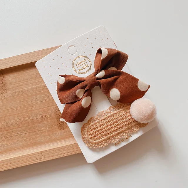 Coffee Warm Color Cute Cartoon Princess Hairpins Children Girls Kid Hair Clips Barrettes Accessories Hairclip Headwear Headdress clip