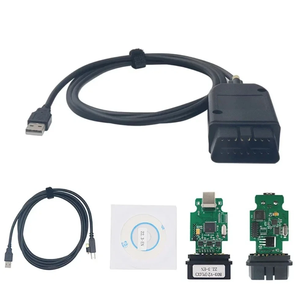 Интерфейс HEX V2 VAG 21.9V22.3.22.9 23.3 может быть оригинальным диагностическим инструментом для VW AUDI Skoda Seat ATMEGA162 многоязычный HEX V2