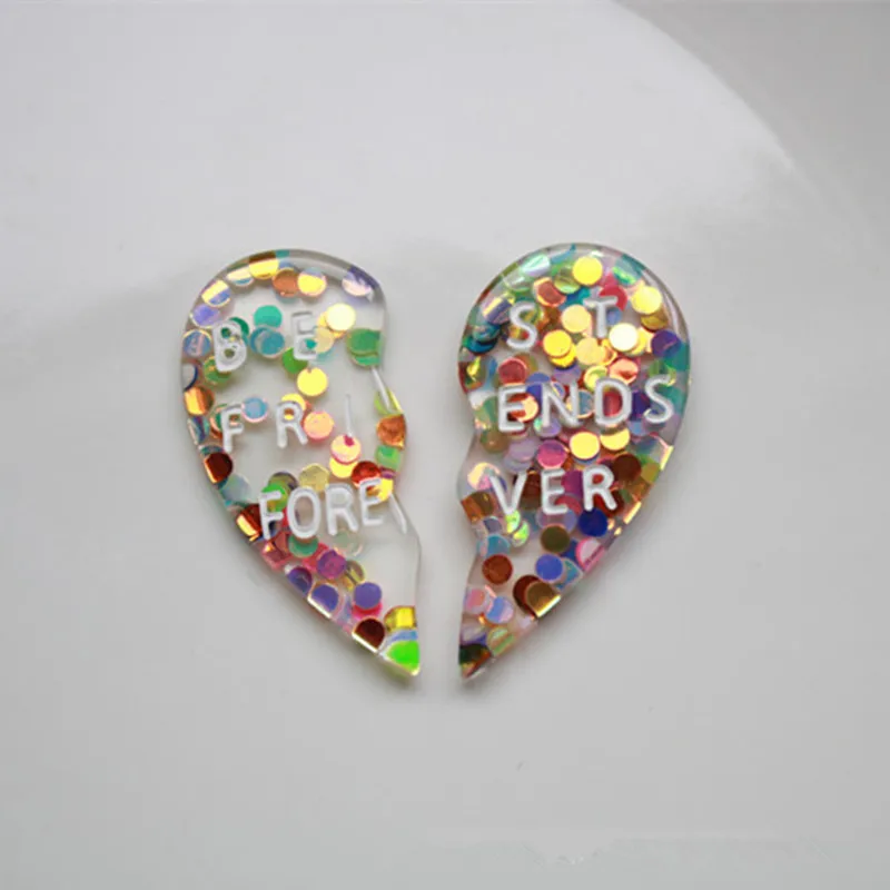 

100PCS Kawaii Flatback Resin Heart Charms DIY Crafts Flatback Cabochon Scrapbook Embellishment Accessories