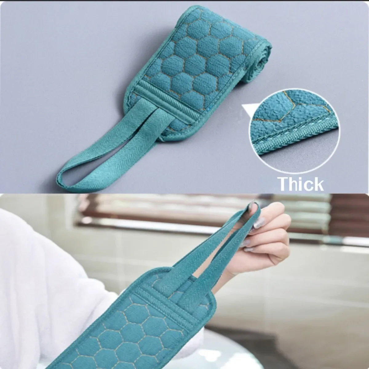 3pcs/set Body Scrubber Back Massage Exfoliating Sponge Bathroom Bath Brush Scrub Shower Brush Body Wash Scrub Bath Supplies 3