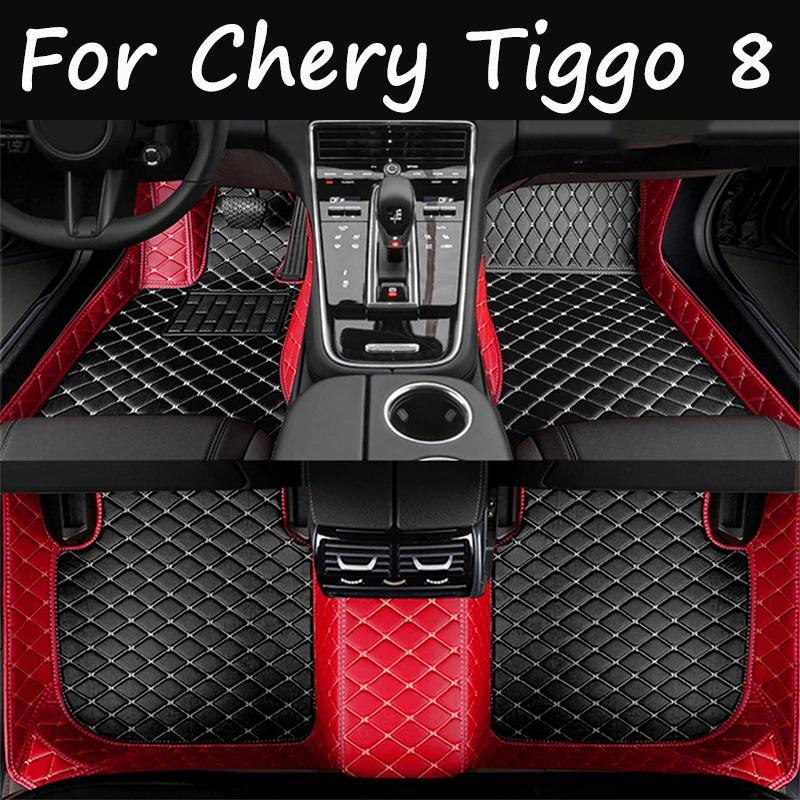

Автомобильные коврики для Chery Tiggo 8/ Tiggo 8 Pro, пять сидений, 2022, 2023, индивидуальные автомобильные накладки на ножки, автомобильный чехол, аксессуары для интерьера