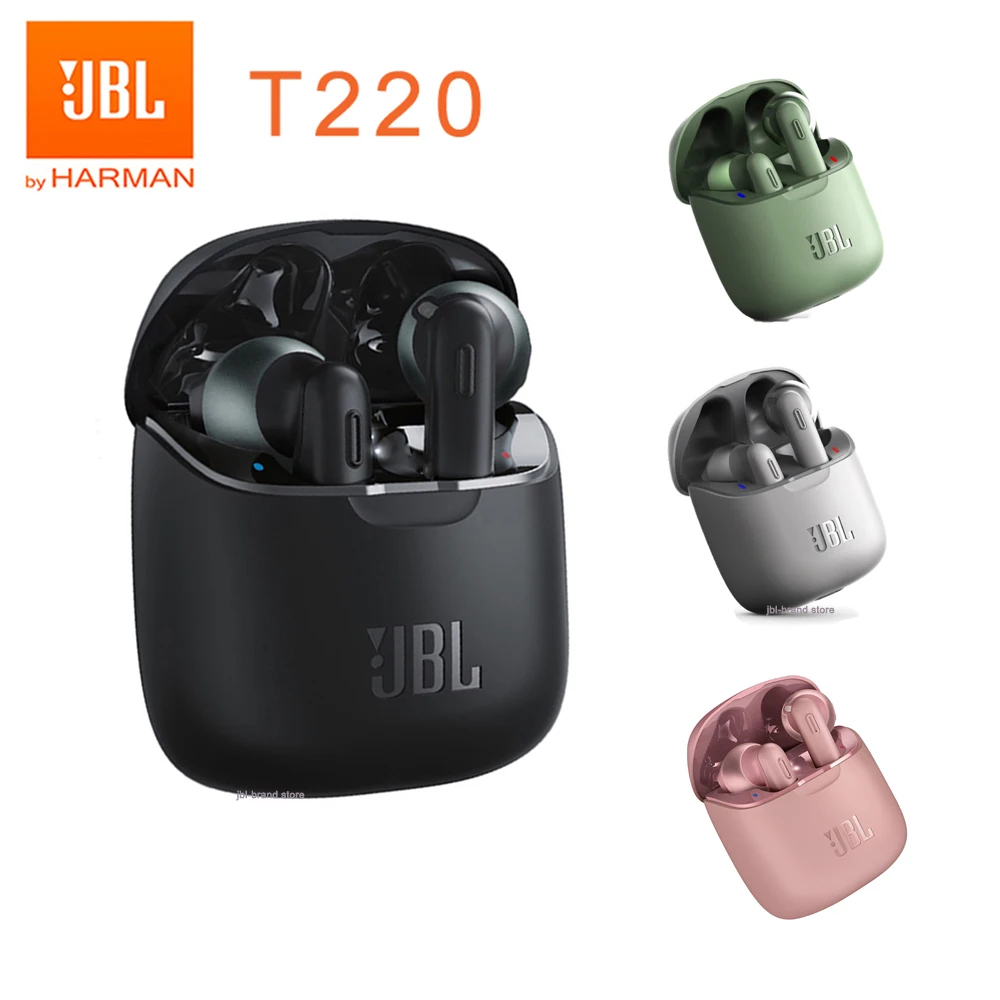 Оригинальные беспроводные Bluetooth наушники JBL TUNE 220TWS T220 TWS наушники-вкладыши с