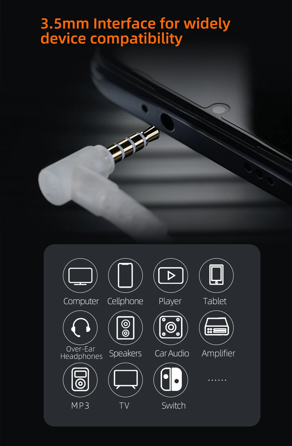 KZ Cable 3.5mm Silver Plated Upgrade Earphone Cables With Dual Mic C PIN IEM Wire For Castor AS16 ZS10 PRO X EDX ZSN PRO 2 D-Fi