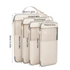Set of 4 Multipurpose Compression Packing Cubes Essential Compression Packing Square Bag for Neat Luggage Arrangement 6