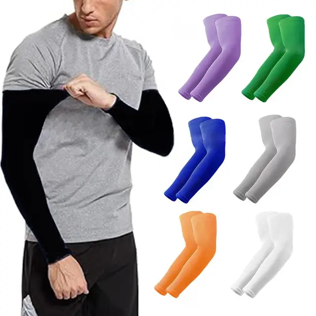 Sun Protection Sleeves Cycling Arm Sleeves Sun Protection Volleyball Cuffs Covers Men Women Outdoor Sport Cycling Accessories 2