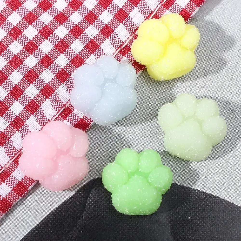 10pcs Baby Children TPR Cat's Paw Pinch Toy Stick-slip Mini Cat's Paw Squeeze Retractable Toys Decompression Gift 4