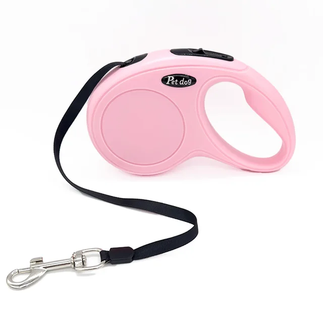 3m 5m Automatic Retractable Pet Leash For Small Medium Dogs Durable Nylon Cat Lead Extend Puppy Walking Running Traction Rope 5