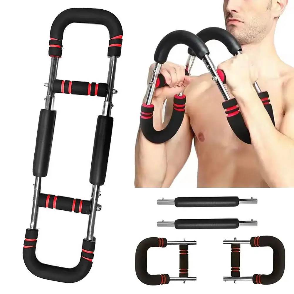 Adjustable Twister Arm Exerciser U-Shaped Wrist Strength Trainer Home Chest Expander for Shoulder Arm and Chest Exercise arm strength trainer,hand wrist exerciser