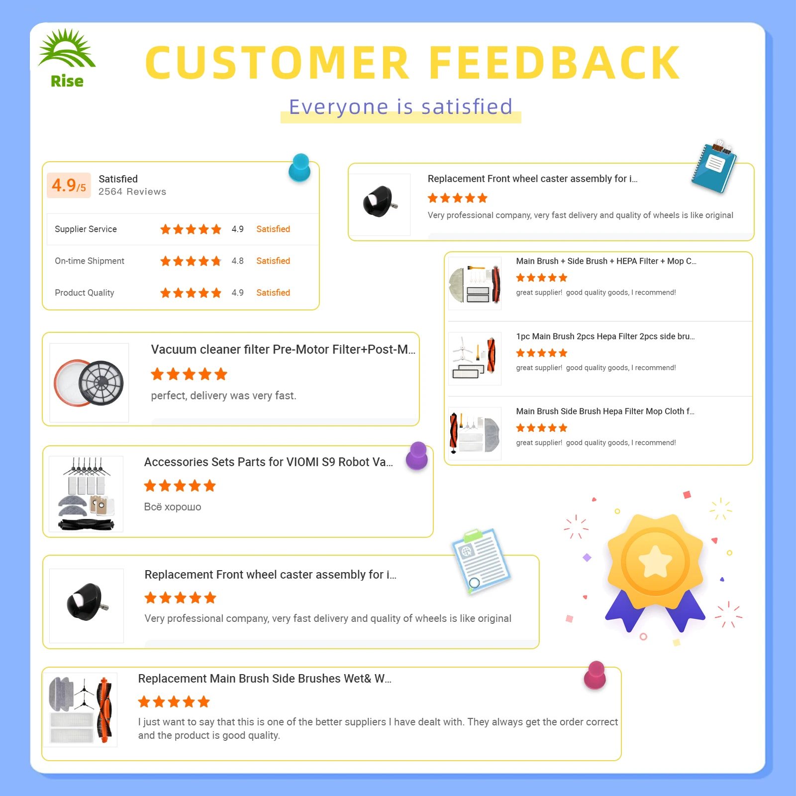 Xiaomi Mi Robot Aspirador de pó, Peça