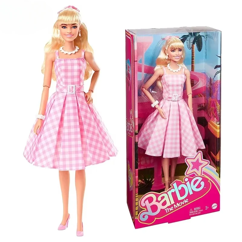 Barbie Le Film - Poupée Classique Robe Vichy Rose Iconic