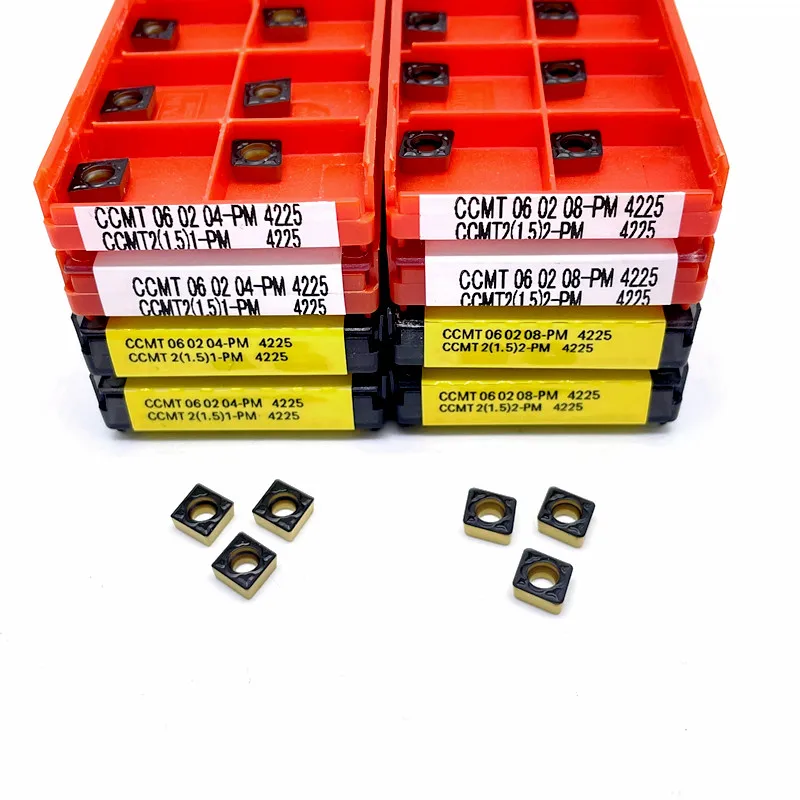 10 Inserti In Carburo CCGT060204-AK - Per Lavorazione Alluminio E Materiali Leggeri - Foto 11