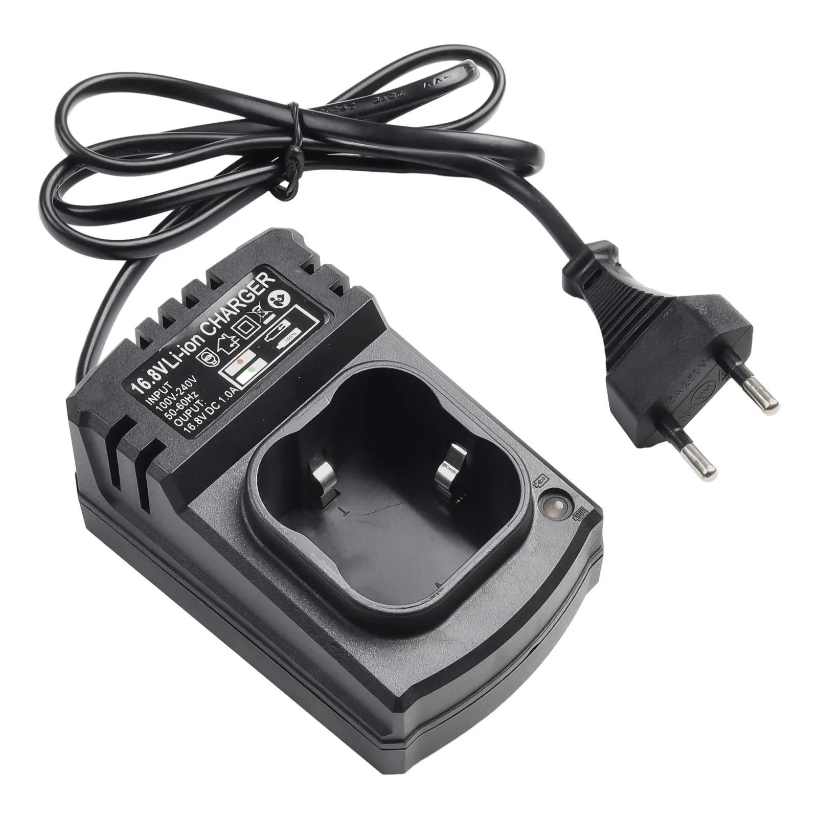 Electric Drill Charger 0.8m DC16.8V 1000mA 50-60Hz Black for Applicable To Fugue