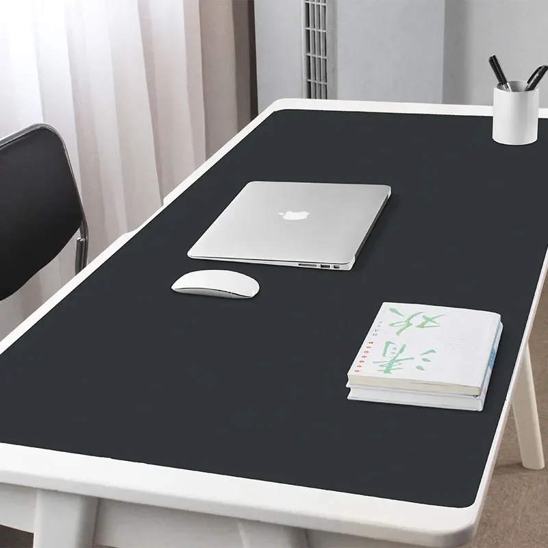 Double-side MousePad PU Leather Desk Mat Portable Large Office Mouse Pad XXL Carpet Waterproof Anti-stain Desk Mause Pad For PC Mouse Pad Computer Desk Mat