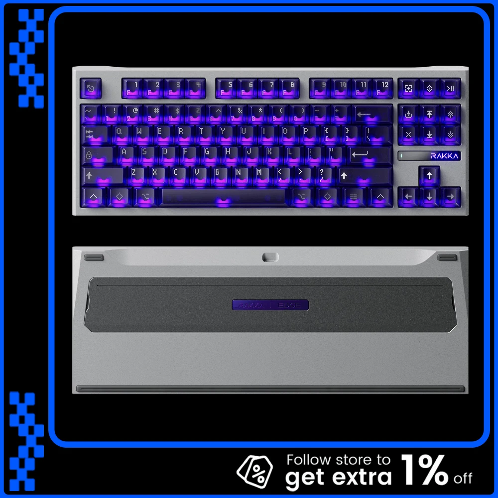 キーボード rakka80 RAKKA80 Edge gray RAKKA 80 Edge Magnetic Switch Keyboard