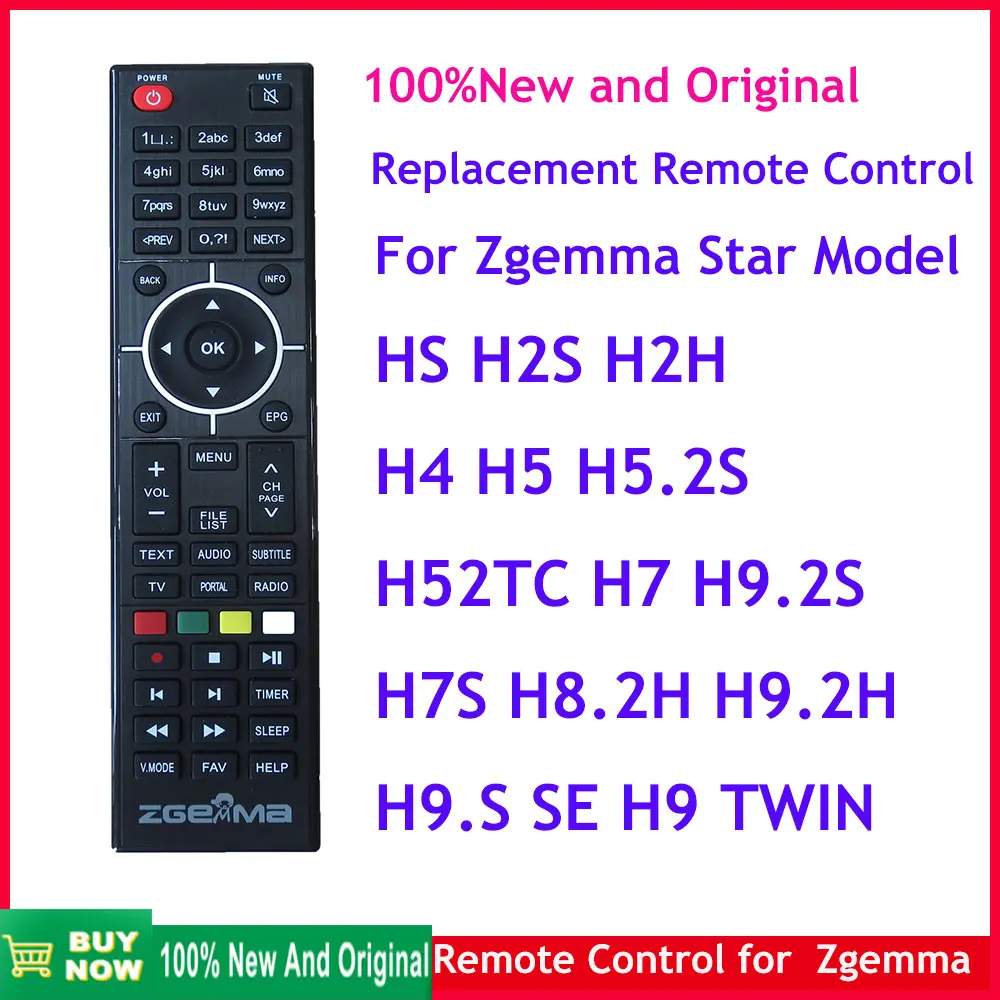 100OriginalRemotecontrolZgemmaH2SH2HH4H5H52SH82HH7SH92S