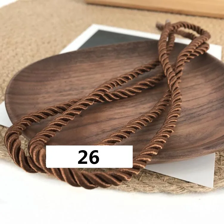 5m 3mm Three-Strand Colorful Polypropylene Rope for Rustic Home Decor & DIY Projects