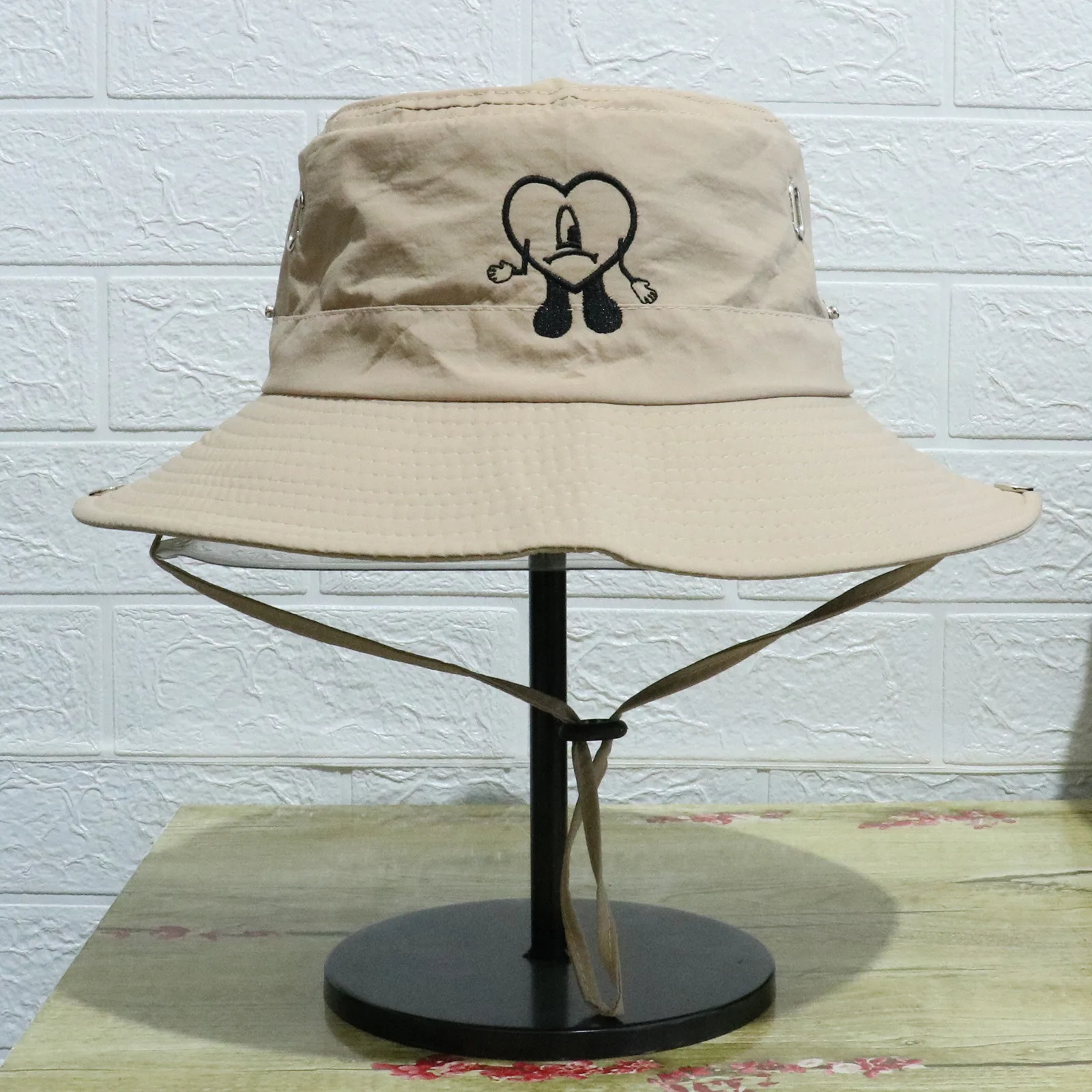 Fisherman's Hat Amazon hit Un Verano Sin Ti Fisherman's Hat European and American Bad Bunny Big-brimmed Sun Hat Men