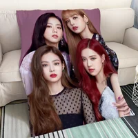 Bed Blankets for Decorative Sofa Throw Blanket Kpop Black-pink Cobija Thin Wadding Blanket King Size Microfiber Bedding Knee Nap 1