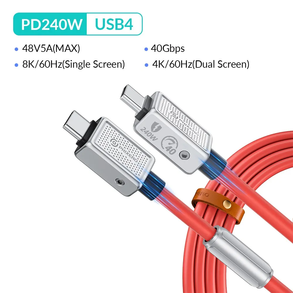 HOTUTUKI Cavo per Thunderbolt 5, Compatibile con Thunderbolt 4/3/USB4