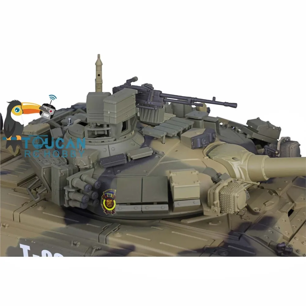 1/16 HENG LONG RC 탱크 7.0 업그레이드 러시아 T90 RTR 3938 360도 회전 기능 포함 °   터렛 레드 아이즈 원격 조종 자동차 RC 장난감 모델 TH17848